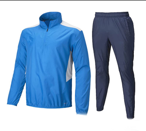 Conjunto de Chaqueta y Pantalones Deportivos Personalizados para Hombre, Cortavientos, Transpirable, 2 Piezas, Venta al Por Mayor OEM - Product Image 1