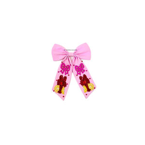 Accessoire de cheveux pour femme, pinces crocodiles et nœuds perlés faits main, motifs en perles de rocaille, pour la saison des écrevisses, mode de fête - Product Image 3