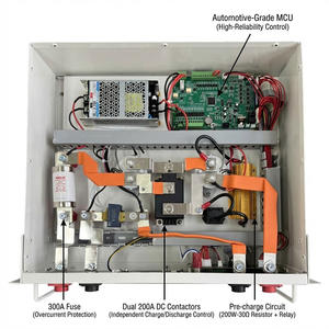   BMS 96V 102.4V 240V 384V 100-1000V 32S 112S avec affichage LCD, BMS LiFePO4 HV, automatisation haute tension avec maître et esclave - Product Image 3