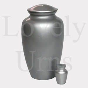 Classic Silver <b>Keepsake</b> Urn <b>for</b> Human <b>Ashes</b> Small Memorial Urn Mini Funeral Urn Decorative <b>Ash</b> Container - Product Image 3