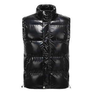 Chaleco Acolchado Impermeable para Hombre, Acolchado con Relleno de 500g, Cierre Frontal con Cremallera, Ropa Exterior, Logotipo Personalizado, Marca Privada, Fabricante OEM, Venta al Por Mayor, EE. UU. - Product Image 1