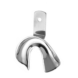 Premium Quality Dental Impression Tray with Edge L5 Perforated Lower Size XS Stainless Steel Reusable Autoclavable Orthodontic - Product Image 4