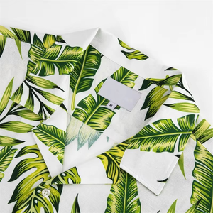 Camisas Hawaianas de Lino Aloha Personalizadas con Estampado Digital de Flores de Verano 2026, de Manga Corta para Hombre - Product Image 5