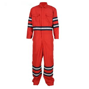 <b>Winter</b> Reflective Safety Wear Working Coveralls Red <b>Winter</b> Full Body Safety Lightweight Working Hi VIs Coverall Suits - Product Image 4
