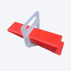 Tile Leveling System Clips Red Transparent Self-adhesive Easy Installation Minimalist Design for Tile Accessories - Product Image 5