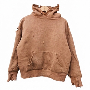 Fabricante OEM de Sudaderas Streetwear - Sudadera Personalizada con Efecto Ácido y Bajo Deshilachado, Sudadera Oversize de Algodón Estilo Hip-Hop - Product Image 6