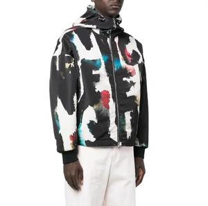 Nuevo artículo: Chaqueta cortavientos para hombre, elegante, con estampado de color personalizado, reversible, impermeable, 100% nailon en la parte delantera, para venta en línea. - Product Image 1