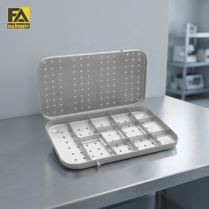 Boîte à aiguilles de haute qualité en acier inoxydable pour instruments chirurgicaux, approuvée CE et ISO - Product Image 4