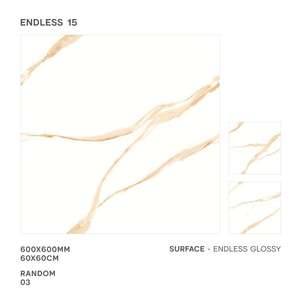 Delightful 600x600 Glossy Porcelain Glazed Tiles 2x2 Export Quality Bathroom Emperador Bronze Floor Tile 60x60 Ceramic - Product Image 3