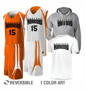 Logo personnalisé élégant Ensemble d'uniformes de basket-ball graphiques audacieux Maillot de basket-ball tout temps à séchage rapide de qualité supérieure - Product Image 2