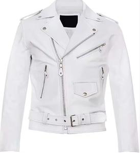 แจ็คเก็ตหนังวินเทจลำลองสำหรับผู้ชาย มีหลายสีให้เลือก รับผลิตตามแบบ OEM - Product Image 3