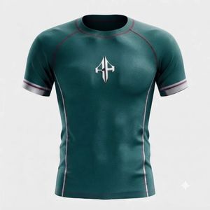 เสื้อรัดกล้ามเนื้อ MMA แบบสั่งทำพิเศษ พร้อมลายพิมพ์แบบรีดร้อน วัสดุสแปนเด็กซ์/โพลีเอสเตอร์ คุณภาพพรีเมียมสูง โดย RIVIAN ATLANTIC - Product Image 2