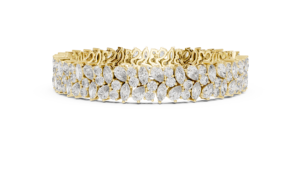 Luxury Multi Shape Cluster Tennis <b>Bracelet</b> Moissanite Diamond 10K 14K <b>Solid</b> Gold DEF VVS Engagement Fine Jewelry for Women Gifts - Product Image 3