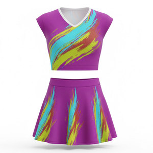 Uniforme de Porristas sin Mangas, Venta Directa de Fábrica, Nuevo Estilo, Ropa Deportiva - Product Image 1