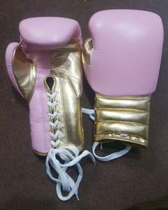 Gants de boxe en cuir de vache véritable de style mexicain personnalisés, type Sanda, multicolores, haute qualité, avec logo personnalisé - Product Image 4