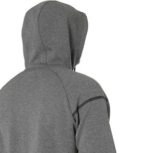 Manufacturer Fleece Custom Designer 100% Cotton Full Zip up <b>Hoodies</b> <b>Plain</b> Blank Casual Grey Color Men's <b>Hoodies</b> - Product Image 3