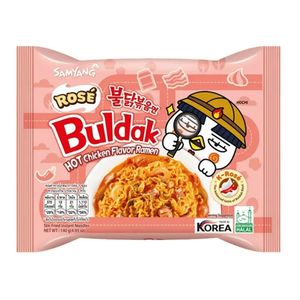 Fideos instantáneos coreanos Samyang Buldak con sabor a pollo picante y queso, 130g, para venta al por mayor a precio de mercado. - Product Image 1