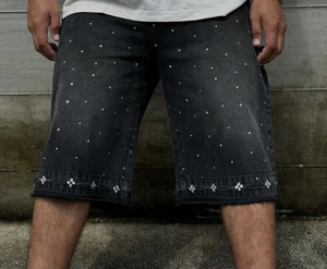 Shorts en jean vintage d'été pour femmes avec poches amples personnalisées, confortables, taille mi-haute, séchage rapide - Product Image 6