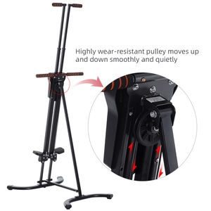 Macchina Verticale per Arrampicata Regolabile, Attrezzatura Fitness Cardio Pieghevole, Materiale PC, Controllo Meccanico - Product Image 5