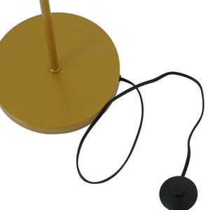 Lampadaire Astris 110 120V noir pulvérisé et doré - Product Image 3