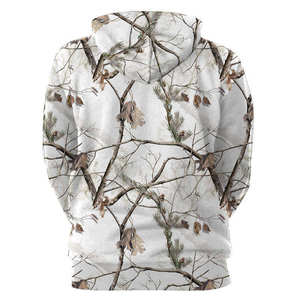 เสื้อฮู้ดดี้ผ้าฝ้ายฟลีซหนานุ่มลายพราง รับสั่งผลิตจำนวนมาก พิมพ์ลายสกรีนตามแบบ เสื้อกันหนาวลายพรางสำหรับผู้ชาย ผู้ผลิต OEM - Product Image 4