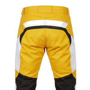 Pantalon de moto en cuir perforé respirant, pantalon de moto en cuir haute performance pour la course et l'entraînement - Product Image 5