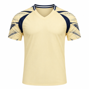 Camisetas de Fútbol Retro Personalizadas al por Mayor, Camisetas de Fútbol Vintage con Impresión por Transferencia de Calor OEM, 100% Poliéster, Unisex, para Equipos - Product Image 4