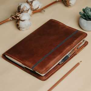Funda Clásica Vintage de Cuero para Cuaderno, Recargable, Porta Cuadernos, para Uso Profesional, NBC-0067 - Product Image 6