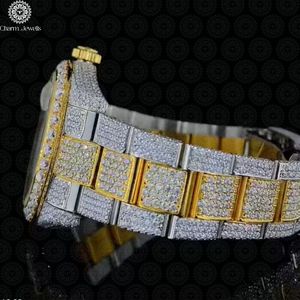 Montre de luxe Charm Jewells en acier inoxydable, boîtier de 40 mm, cristal saphir, mouvement mécanique analogique, résistance à l'eau 10 bars, pour homme - Product Image 5