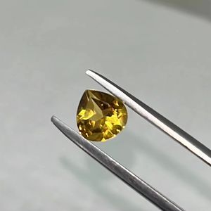 Piedra Preciosa Suelta de Citrino Dorado Natural Luxvory, Corte Corazón de 4MM, de la Mejor Calidad, para Joyería - Product Image 1