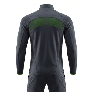 Survêtement de sport unisexe personnalisé avec logo de marque, imprimé 2-en-1, séchage rapide, léger, en polyester et élasthanne, pour entraînement en salle de sport - Product Image 2