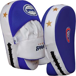 Cibles de frappe incurvées Farabi Muay Thai en cuir PU léger, absorption des chocs, personnalisables, pour entraînement de MMA et arts martiaux - Product Image 5