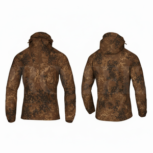 2026 New Latest Style <b>Waterproof</b> Hooded Outdoor <b>Jacket</b> Lightweight Windbreaker Camouflage Pattern <b>Long</b> Sleeve Casual <b>Jacket</b> - Product Image 2