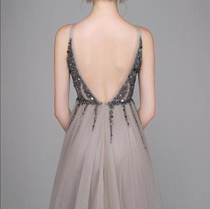 Vestidos de Fiesta para Mujer con Cuello en V, Brillantes, Entrega Rápida - Product Image 2