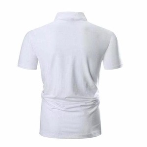 Chemises polo en polyester de qualité supérieure pour hommes, sublimables, unies, personnalisables avec logo, grandes tailles. - Product Image 6