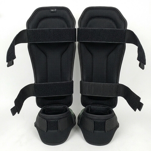 Protège-tibias de style OEM en plastique moulé par injection, équipement de protection léger à enfiler pour la boxe, unisexe adulte - Product Image 2
