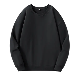 Sweat-shirt uni tendance pour homme, tissu de qualité supérieure, manches longues, production sur mesure en gros - Product Image 1