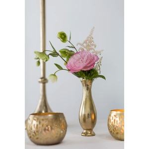 Modern Brass Tabletop <b>Vases</b> <b>Set</b> Handmade Decorative Gold Finish Centerpiece for Home Decor - Product Image 4