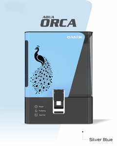 CANIX ORCA SILVER BLUE model RO COPPER ALKALINE TDS <b>water</b> treatment <b>system</b> LED Display <b>Water</b> Purifier For Home DOMESTIC <b>FILTER</b> - Product Image 6