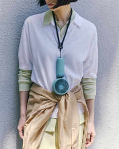 Ventiladores Portátiles Plegables con Batería STREAM Mini para Uso en Exteriores, Automóviles y Hoteles - Product Image 1