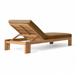 Silla de playa de madera de teca maciza de estilo contemporáneo para decoración de muebles del hogar. - Product Image 4