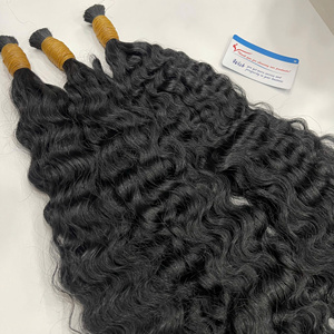 Oferta Especial: Cabello Humano Vietnamita Rizado Natural en Paquetes para Trenzas, Color Marrón Natural, Longitud Personalizada, Listo para Enviar - Product Image 3