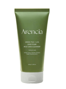 Arencia Rice + LHA <b>Pore</b> Control Rice Cream <b>Cleanser</b> 150g Korean Facial <b>Cleanser</b> LHA <b>Pore</b> Care Sebum Control Exfoliating Floral - Product Image 1