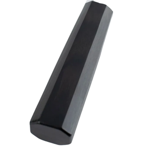 Couteau de chef Kiritsuke de 8 pouces, acier Damas à double cœur, lame de cuisine polyvalente et tranchante avec manche en bois d'ébène et étui Saya - Product Image 3