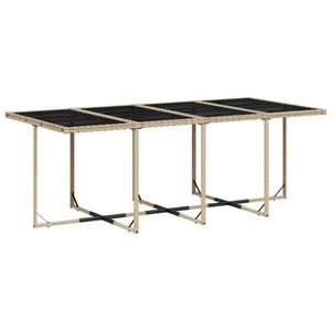 Set di 12 Mobili da Pranzo per Esterno in Beige e Bianco Crema - Product Image 4