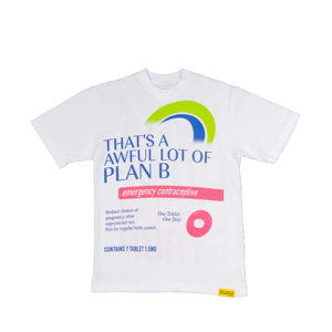 T-shirt personnalisé pour homme Plan B Tee Desto Dubb, 100% coton, col rond, coupe ample, grande taille, manches courtes, motif lettres, streetwear - Product Image 3