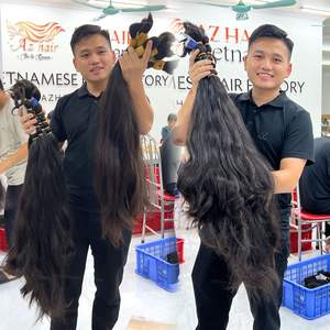 Top 1 Proveedor de cabello de Vietnam Doble dibujado 100g Paquetes de cabello de un donante 30 "Hasta extensiones de cabello vietnamita crudo de alta calidad - Product Image 3