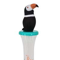 Vaso de Plástico PET con Tapa 3D de Animal Personalizado, Vaso Reutilizable Ecológico de 330 ml con Diseño de Personajes de Dibujos Animados para Niños