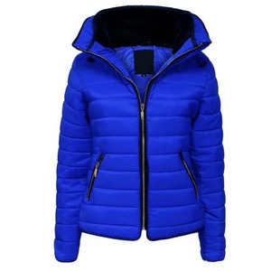Chaqueta Acolchada para Mujer, Estilo Moderno, Impermeable, Transpirable, con Capucha, para Uso en Exteriores en Invierno, Color Liso, Ecológica - Product Image 1