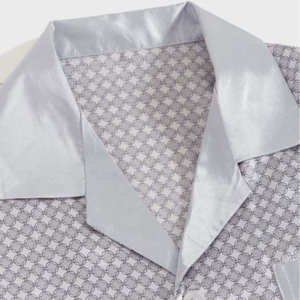 Ensemble de vêtements de nuit en soie pour jeunes hommes, pyjama à manches longues, couleur unie, vêtements de nuit de luxe, ensemble de vêtements de maison respirants pour hommes - Product Image 6